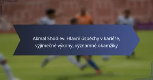 Akmal Shodiev: Hlavní úspěchy v kariéře, výjimečné výkony, významné okamžiky