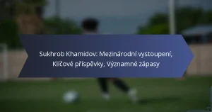 Sukhrob Khamidov: Mezinárodní vystoupení, Klíčové příspěvky, Významné zápasy